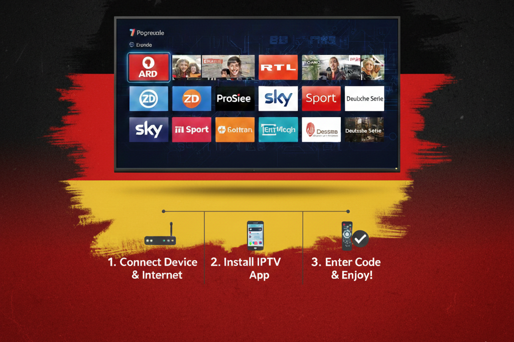 Set up IPTV in Germany 2026 on Smart TV, Firestick, and Android TV step by step