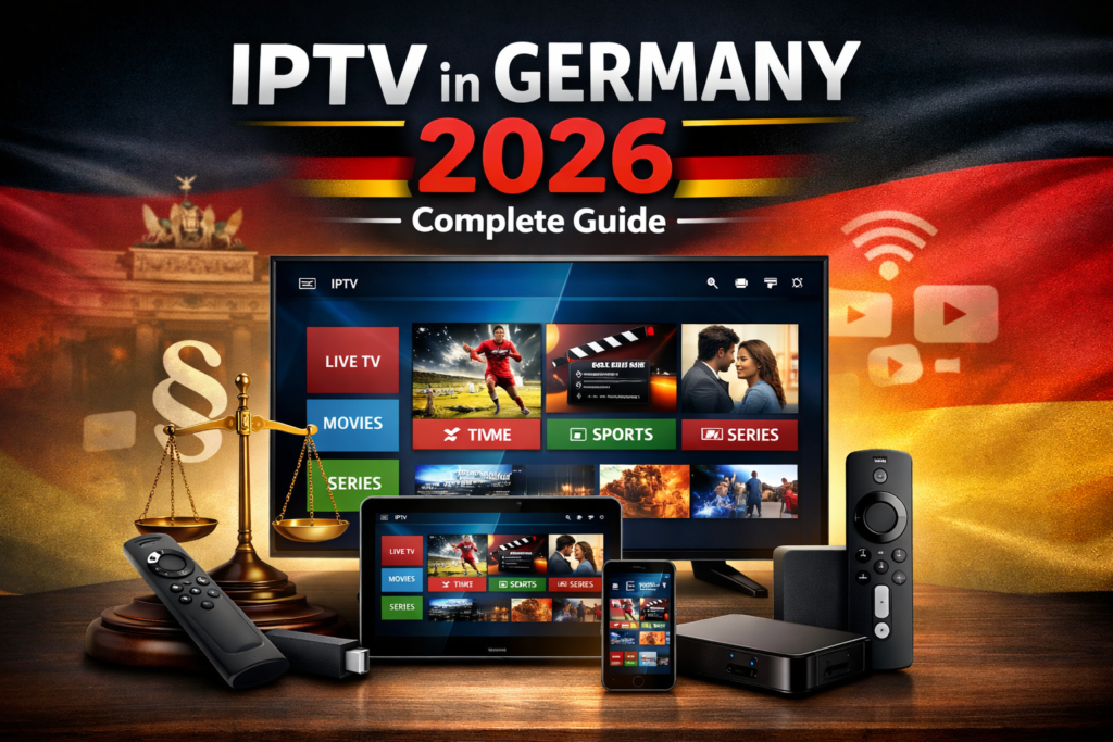 IPTV in Germany complete guide showing legality devices and how to choose the best IPTV service