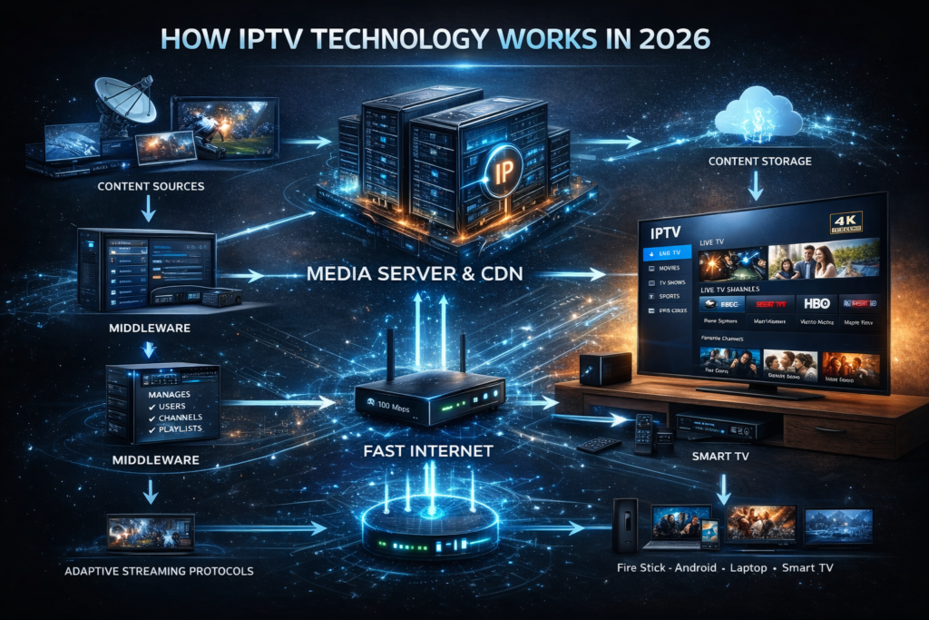 IPTV streaming technology process in 2026